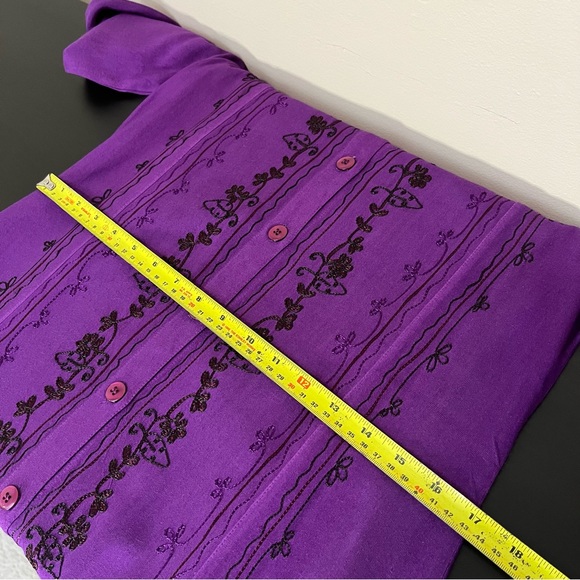 Natural Choice Embroidered Button Front Lightweight Dress - Picture 12 of 15